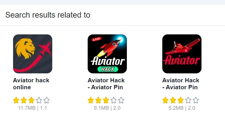Aviator Hack applications