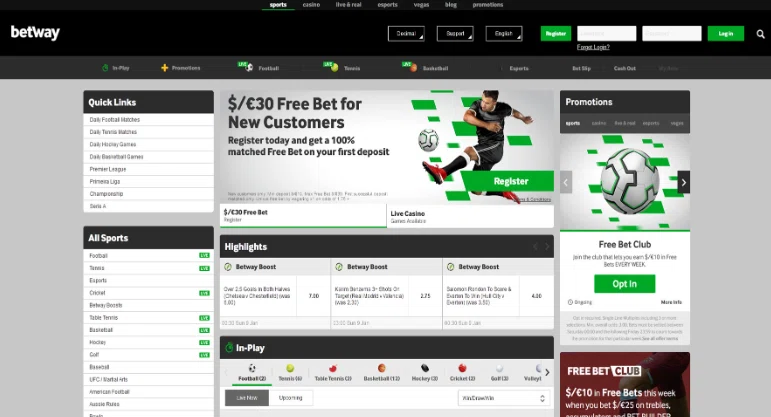 Betway Website